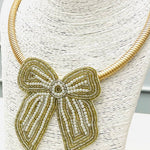 Bow Collar Necklace Necklaces TWO FORTY TWO