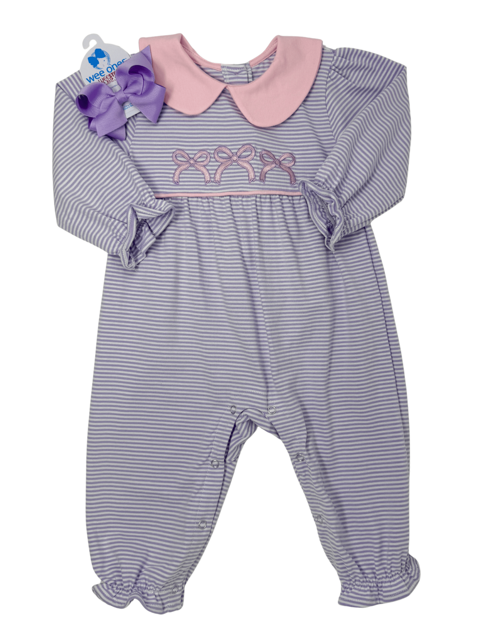 Bows Romper Girls Bubbles + Rompers Trotter Street Kids