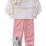 Box Athleisure Shirt - Pink Bows Girls Tops + Tees Honesty