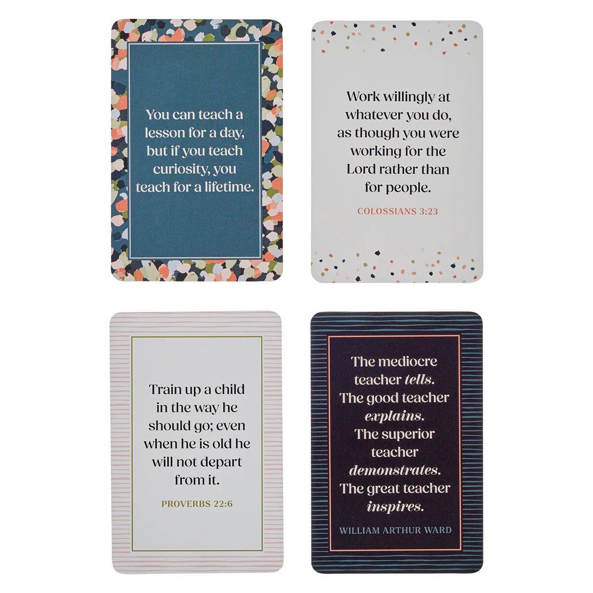 Box of Blessings For A Great Teacher New Paper Goods Christian Art Gifts