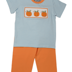 Boys Autumn Harvest Smocked Pant Set Boys Sets Three Sisters