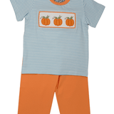 Boys Autumn Harvest Smocked Pant Set Boys Sets Three Sisters