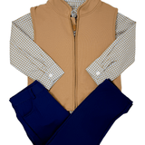 Boys Beckham Vest - Brown Boys Outerwear Millie Jay