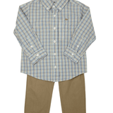 Boys Button Dress Pants - Simply Taupe Boys Pants Southbound