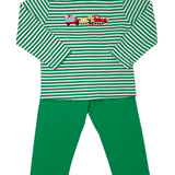 Boys Christmas Construction Pant Set Boys Sets Three Sisters