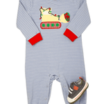 Boys Constructing Christmas Romper Boys Bubbles + Rompers Trotter Street Kids