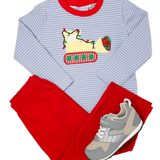 Boys Constructing Christmas Shirt Boys Shirts + Polos Trotter Street Kids