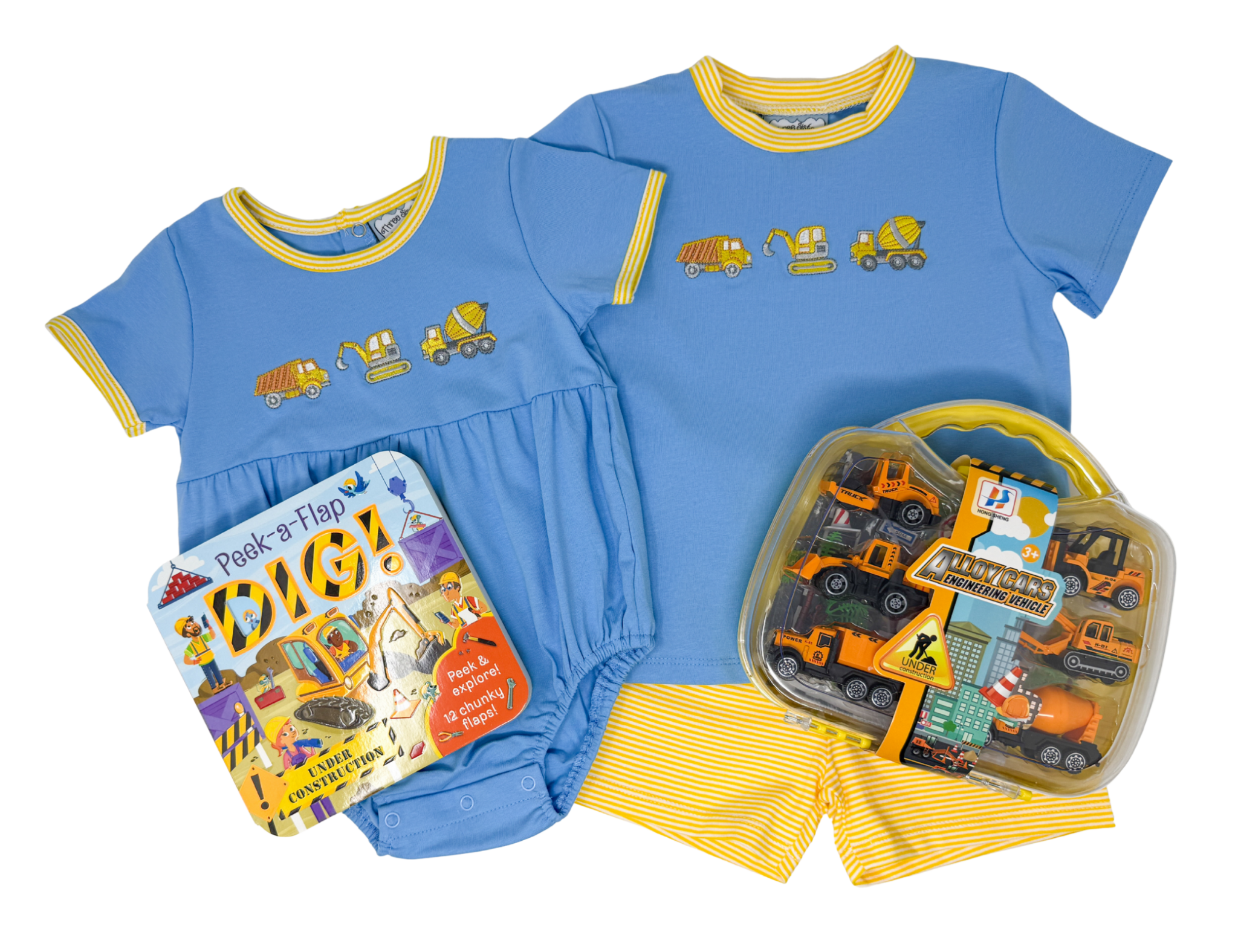 Boys Construction Short Set Boys Sets Three Sisters