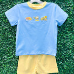 Boys Construction Short Set Boys Sets Three Sisters