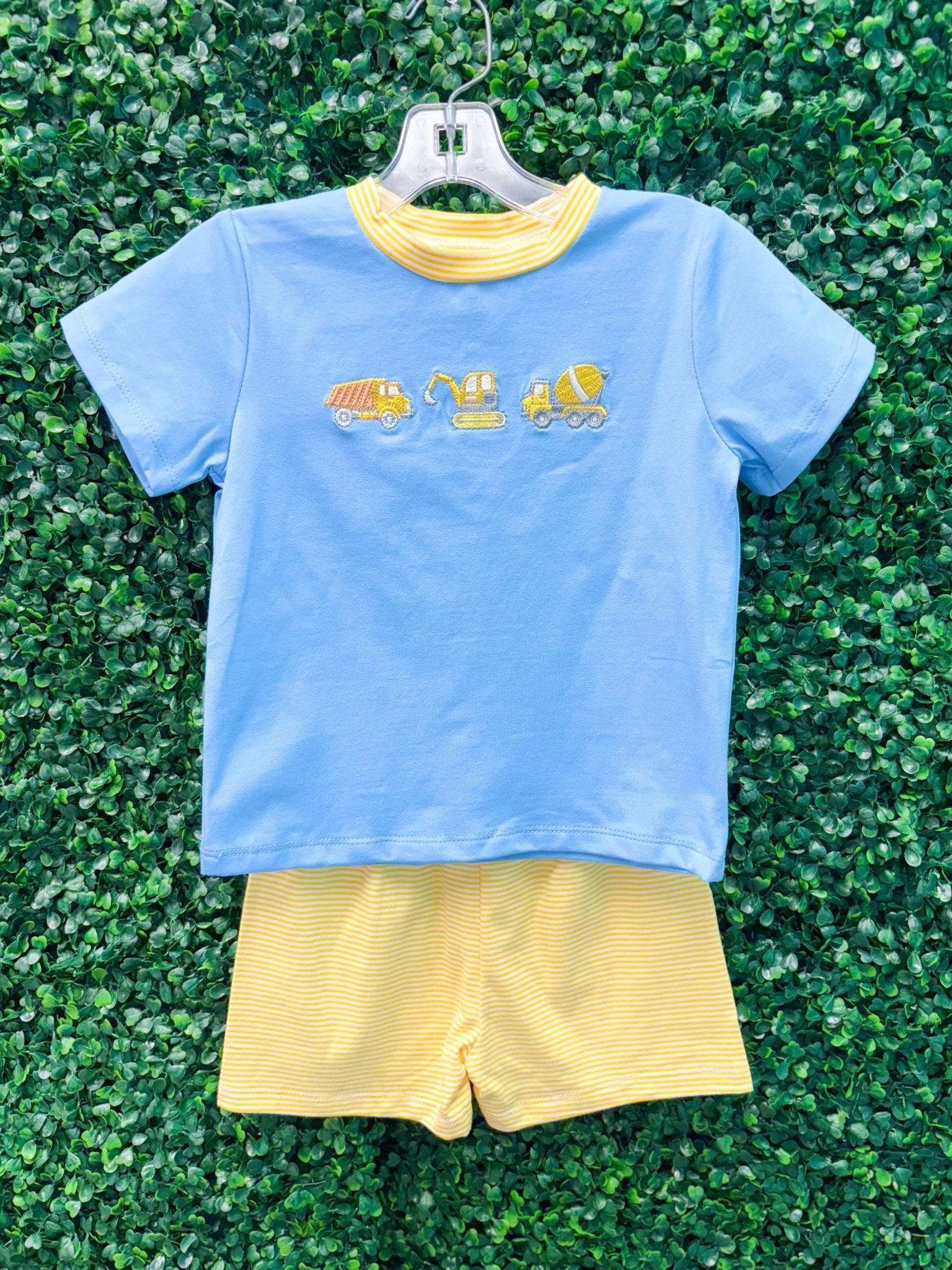 Boys Construction Short Set Boys Sets Three Sisters