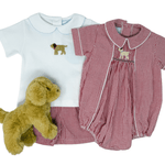Boys Crochet Peter Pan Shirt - Lab Boys Shirts + Polos Little English