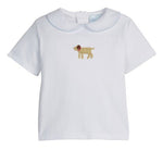 Boys Crochet Peter Pan Shirt - Lab Boys Shirts + Polos Little English