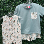 Boys Feathered Friends Romper Boys Bubbles + Rompers Banana Split