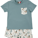 Boys Feathered Friends Short Set Boys Sets Banana Split
