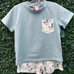Boys Feathered Friends Short Set Boys Sets Banana Split