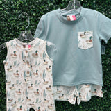Boys Feathered Friends Short Set Boys Sets Banana Split