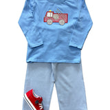 Boys Firetruck Pant Set Boys Sets Trotter Street Kids