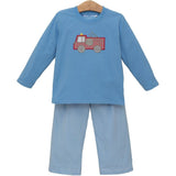 Boys Firetruck Pant Set Boys Sets Trotter Street Kids
