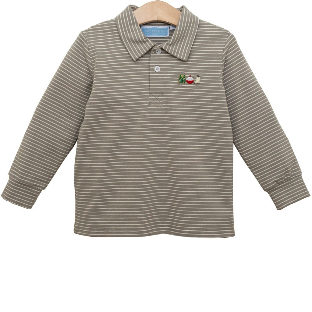 Boys Fishing Trio Polo