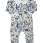 Boys Footless Playsuit - Woodland Creatures Boys Bubbles + Rompers Heyward House