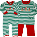 Boys Gingerbread Men Pant Set Boys Sets Millie Jay