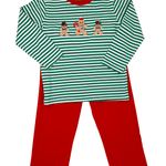 Boys Gingerbread Men Pant Set Boys Sets Millie Jay