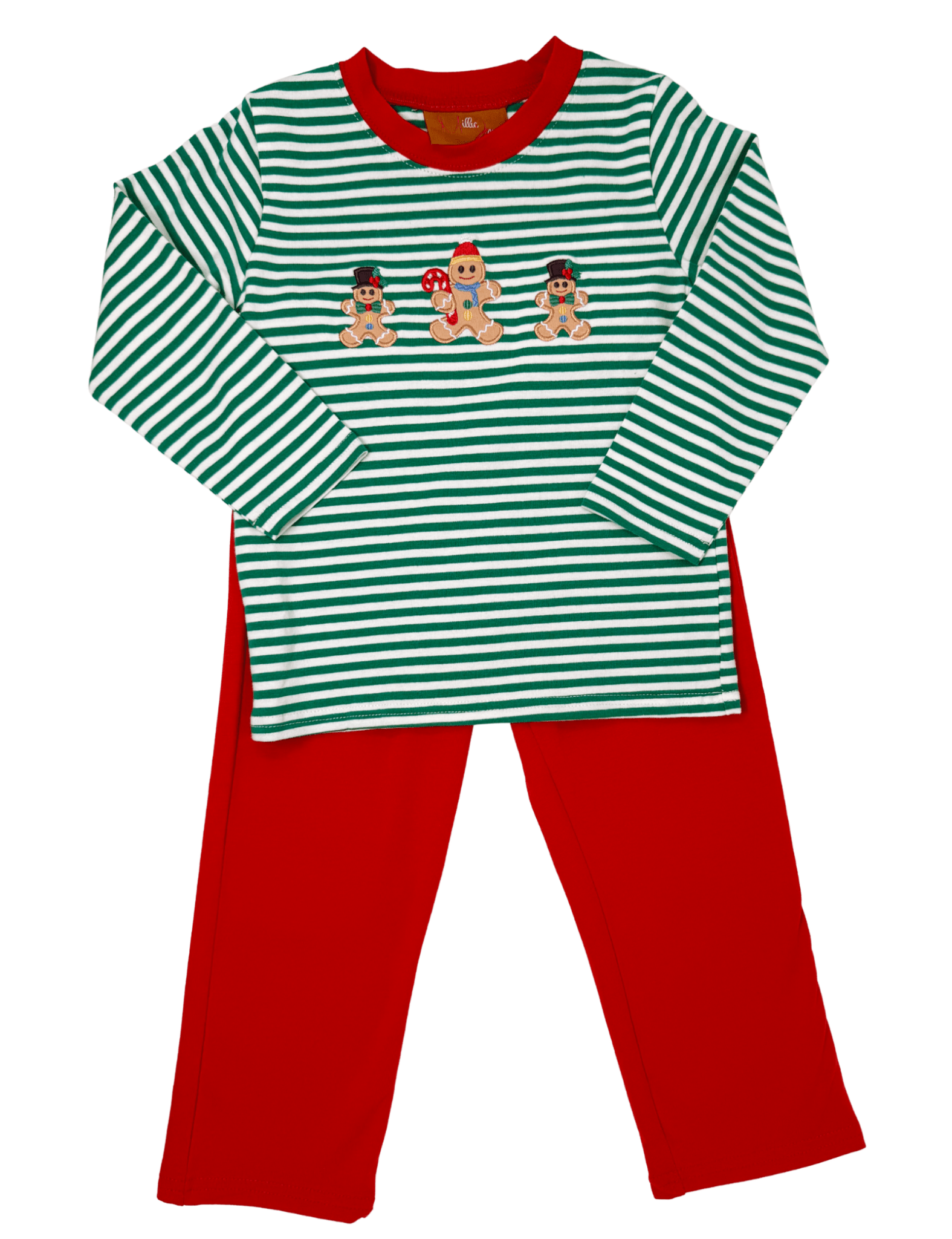 Boys Gingerbread Men Pant Set Boys Sets Millie Jay