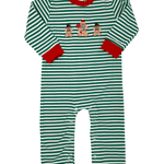Boys Gingerbread Men Romper Boys Bubbles + Rompers Millie Jay