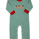 Boys Gingerbread Men Romper Boys Bubbles + Rompers Millie Jay