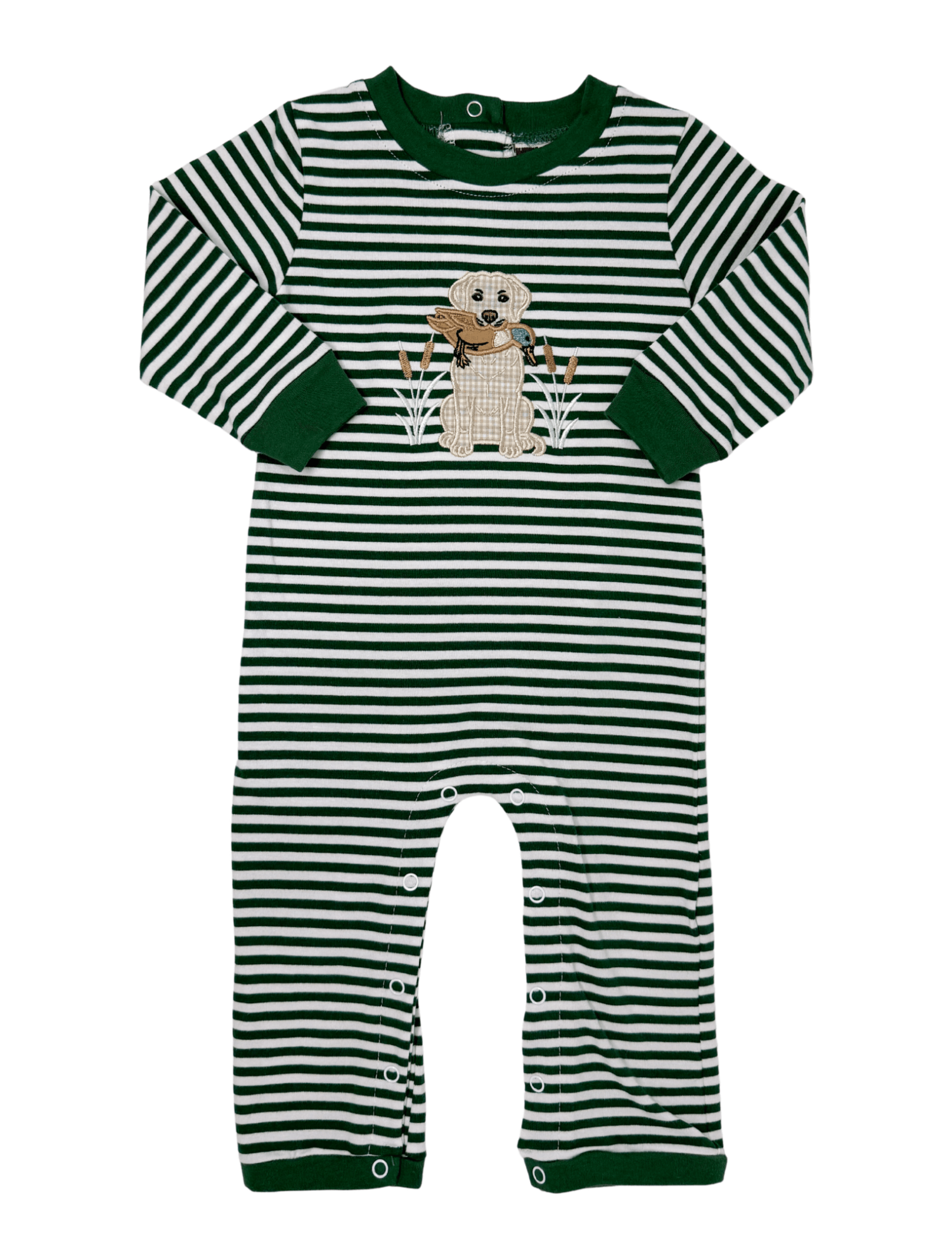 Boys Hunting Buddy Romper - Sugar Babies Children's Boutique/Meg's Shoppe