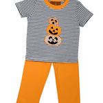 Boys Jack-O-Lantern Pants Set Boys Sets Millie Jay
