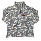 Boys Kingston 1/4 Zip Pullover - Camo Boys Outerwear Millie Jay