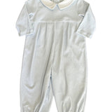 Boy's Knit Romper - Blue Boys Bubbles + Rompers Petit Bebe