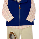 Boy's Knit Vest - Navy Boys Outerwear Southbound