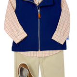 Boy's Knit Vest - Navy Boys Outerwear Southbound