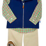 Boy's Knit Vest - Navy Boys Outerwear Southbound