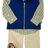 Boy's Knit Vest - Navy Boys Outerwear Southbound