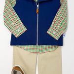 Boy's Knit Vest - Navy Boys Outerwear Southbound