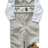Boys Life Smocked Longall Boys Bubbles + Rompers Three Sisters