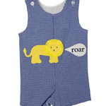 Boy's Lion Shortall - Navy Boys Bubbles + Rompers Funtasia Too