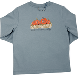 Boys L/S Cotton T-Shirt - Ashley Blue Boys Shirts + Polos Prodoh