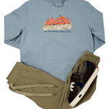 Boys L/S Cotton T-Shirt - Ashley Blue Boys Shirts + Polos Prodoh