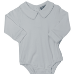 Boys L/S Onesie - White Boys Shirts + Polos Three Sisters