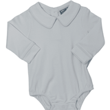 Boys L/S Onesie - White Boys Shirts + Polos Three Sisters