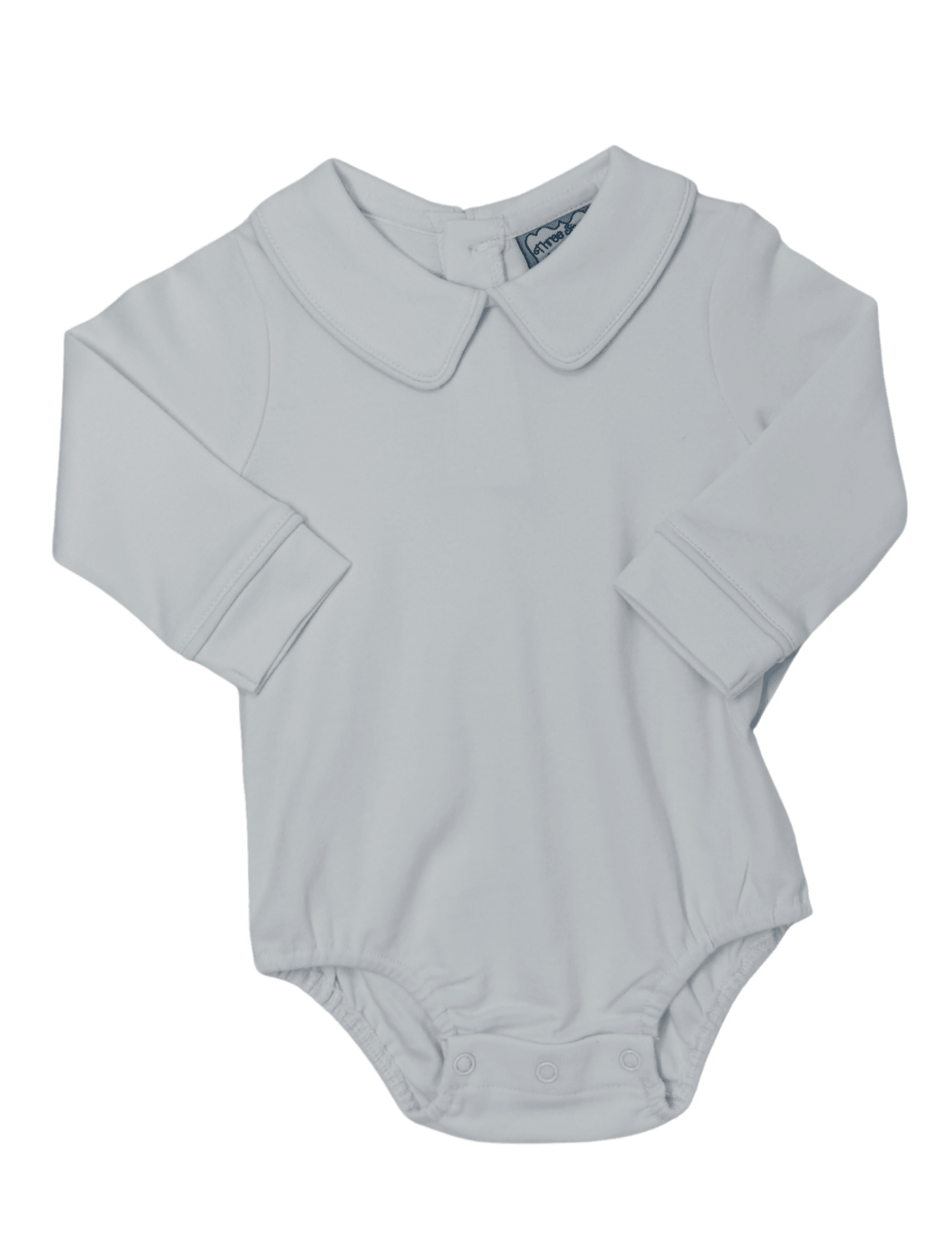 Boys L/S Onesie - White Boys Shirts + Polos Three Sisters