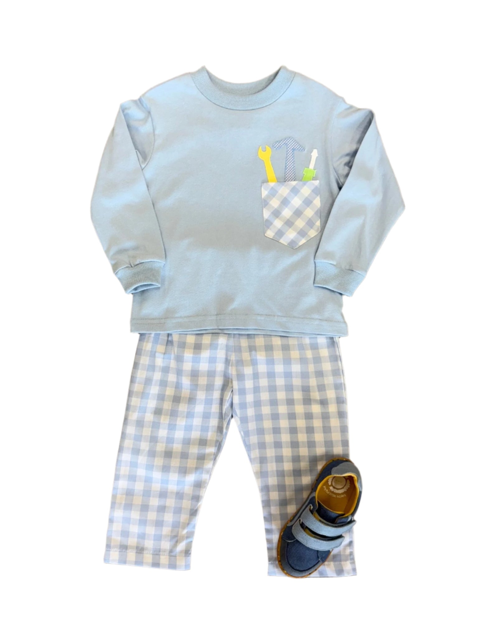 Boys L/S Tools In A Pocket Pants Set Boys Sets Funtasia Too