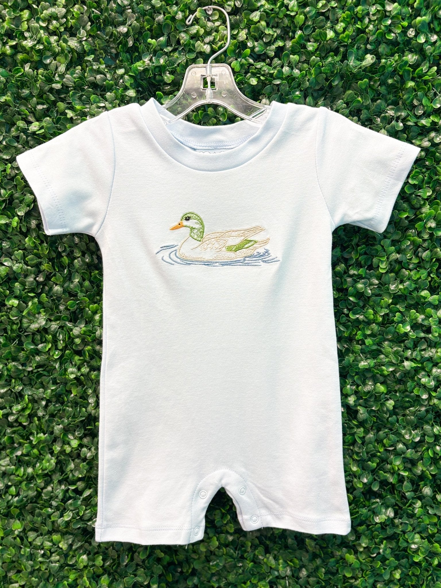 Boys Mallard Duck Romper Boys Bubbles + Rompers Three Sisters