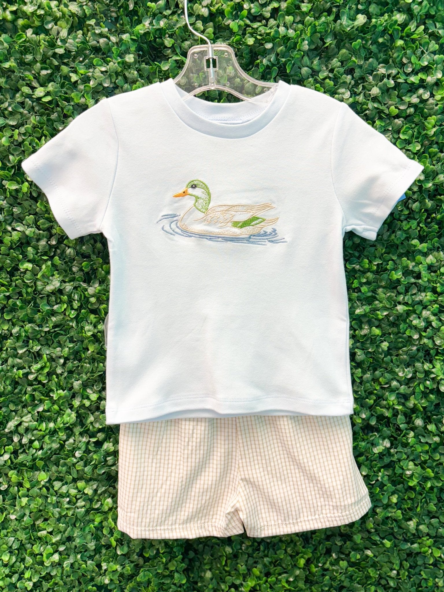 Boys Mallard Duck Short Set Boys Sets Three Sisters