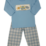 Boys Noah's Ark Smocked Pant Set Boys Sets Three Sisters
