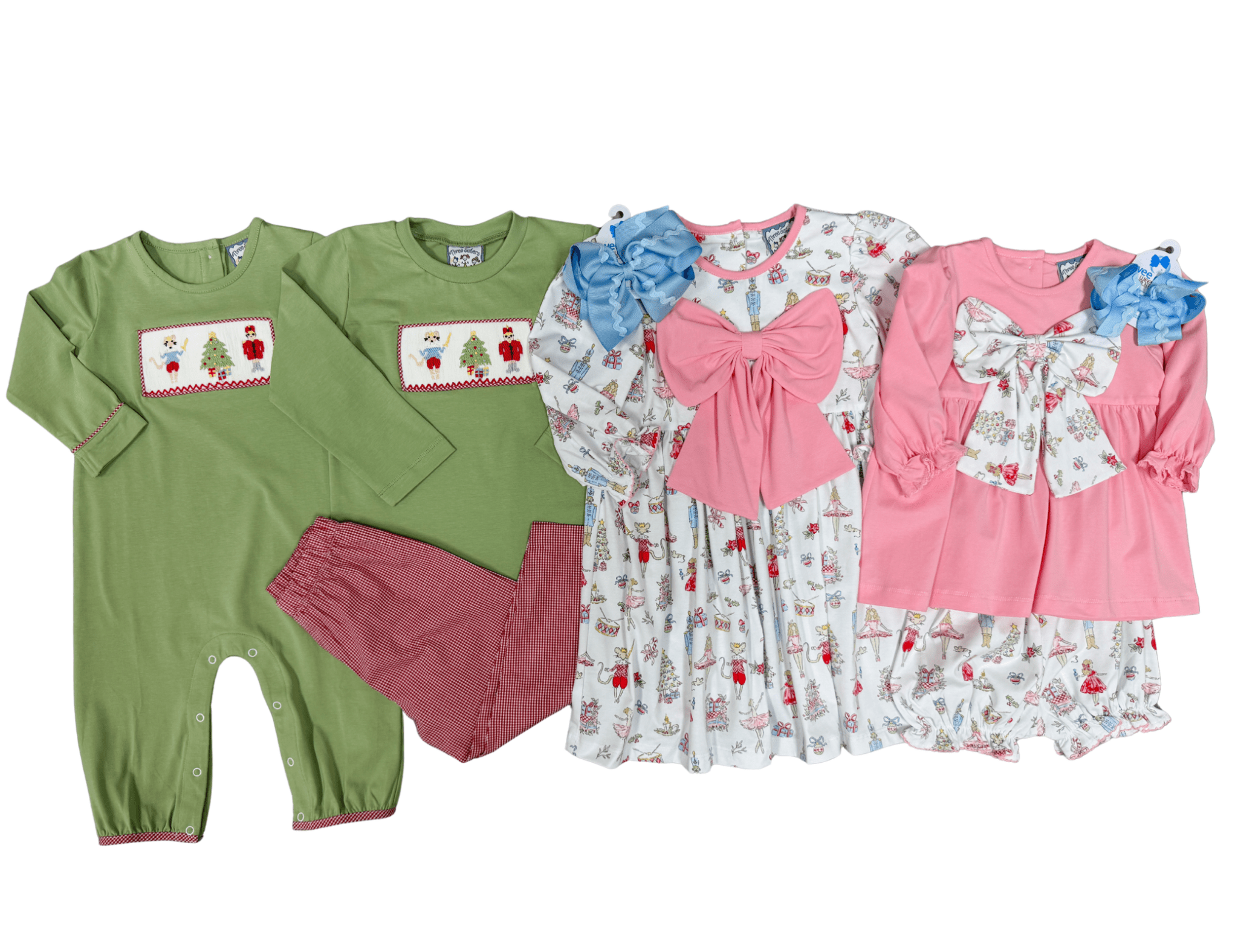 Boys Nutcracker Smocked Romper Boys Bubbles + Rompers Three Sisters